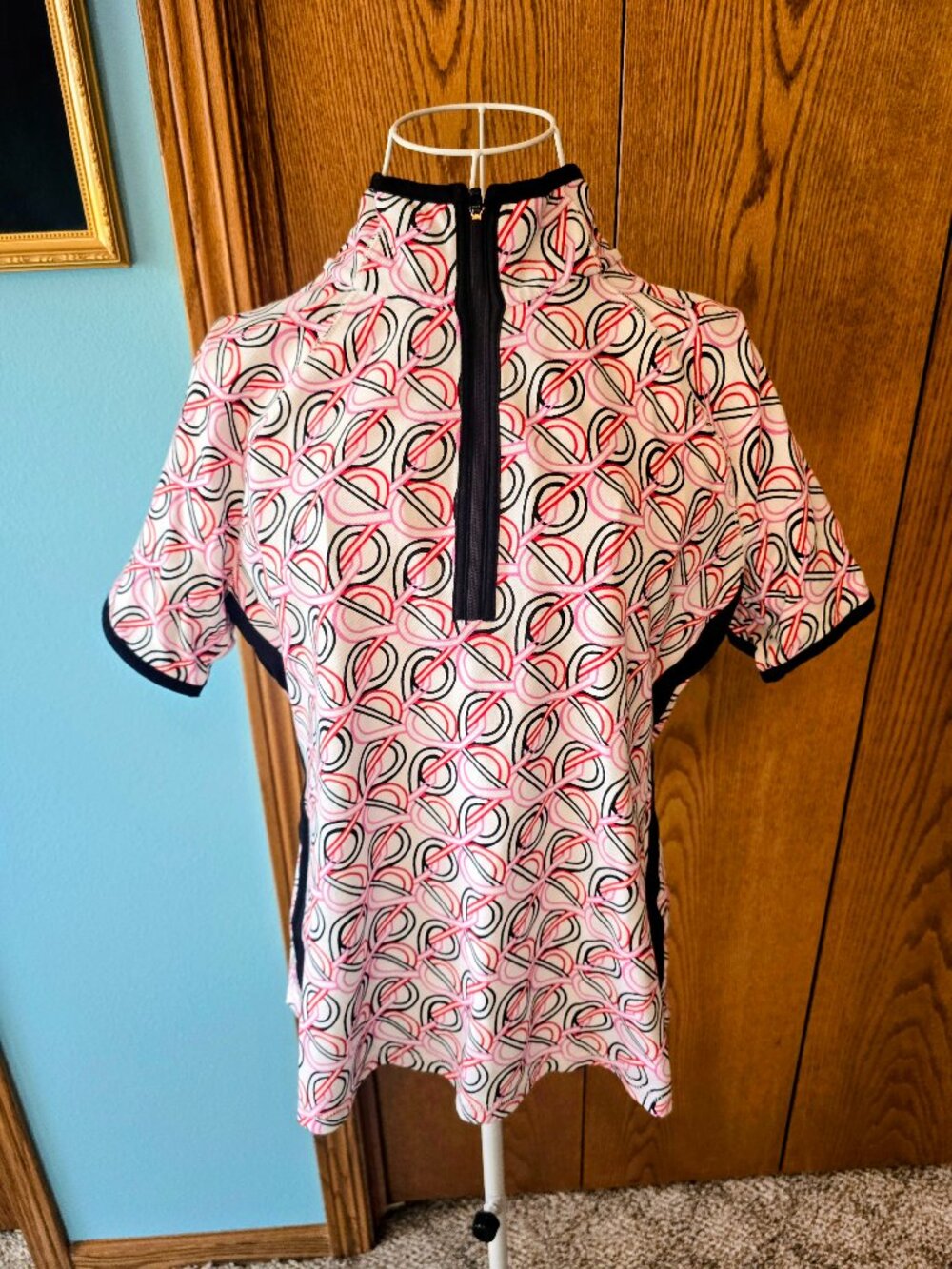 Talbots UPF 50+ Athletic Top – Women’s M – Dolman Sleeve 1/4 Zip